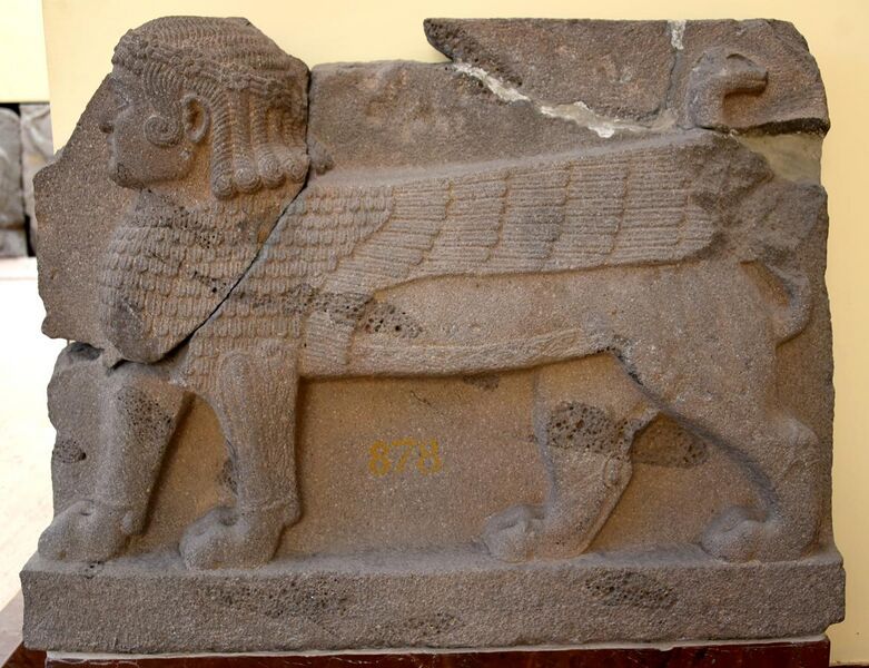 File:Hittite sphinx. Basalt. 8th century BC. From Sam'al. Museum of the Ancient Orient, Istanbul.jpg