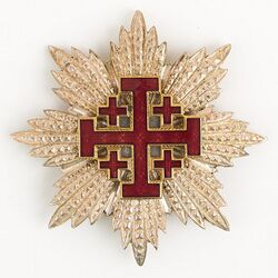 Order of the Holy Sepulcher of Jerusalem Knight Grand Cross Badge