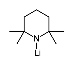 Structural formula of lithium tetramethylpiperidide
