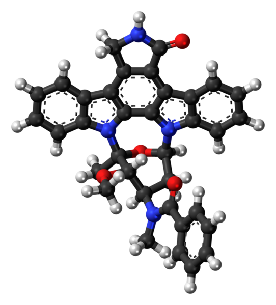 File:Midostaurin molecule ball.png