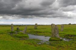Nine Stones stone circle, East Moor - geograph.org.uk - 526315.jpg
