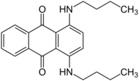 Structural formula of Oil Blue 35