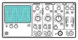Standard Oscilloscope Front Panel