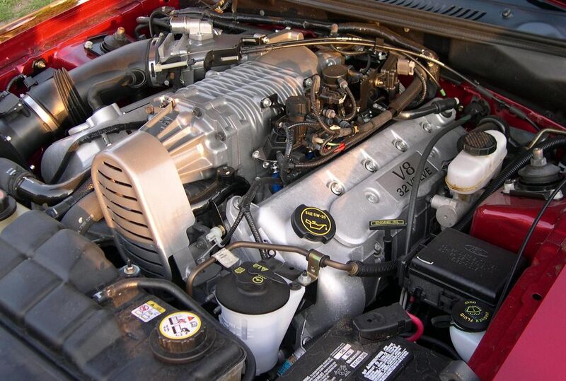 File:2003 Ford Mustang Cobra 32v Supercharged engine.jpg