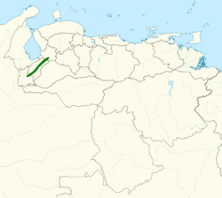 Cistothorus meridae map.svg