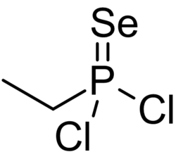 Ethylphosphonoselenoic dichloride.png