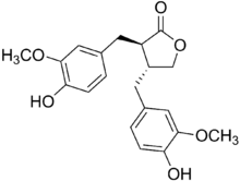 Chemical structure of matairesinol