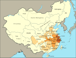 Taiping Heavenly Kingdom map.svg