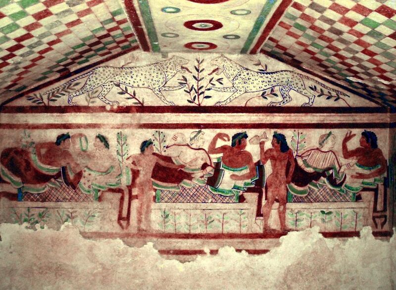File:Tarquinia Tomb of the Leopards.jpg