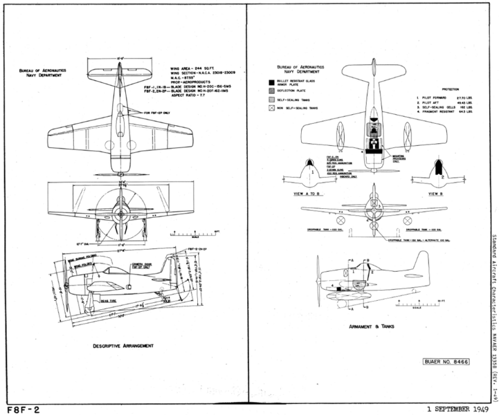 File:Grumman F8F-2 Bearcat BuAer drawings 1949.PNG