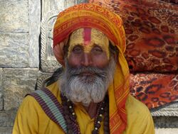 Hindu sadhu with painted face-3311230.jpg