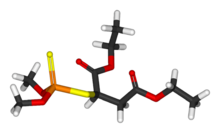 3D representation of malathion