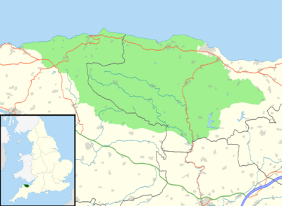 Exmoor National Park UK location map.svg