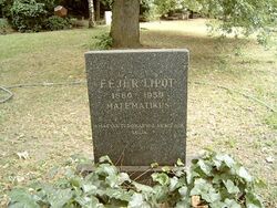 Gravestone of Lipót Fejér