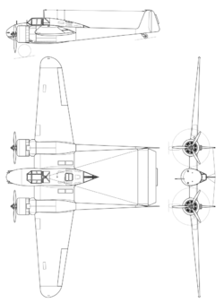 Fokker G.1 3-view line drawing.svg