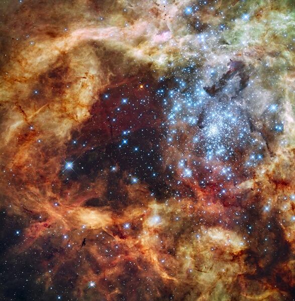 File:Grand star-forming region R136 in NGC 2070 (captured by the Hubble Space Telescope).jpg
