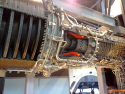National Air and Space Museum - Washington DC - General Electric CF6 - Compressor and Combustor Cut Out.jpg