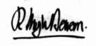Robert Hugh Benson's signature