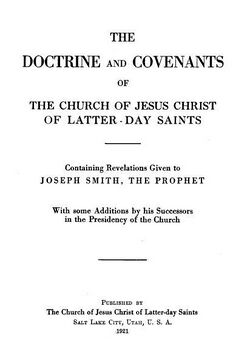 Title page of the 1921 LDS edition