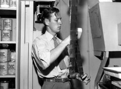 Ed Westcott in darkroom 1945.jpg