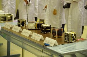 F-1 and other CubeSats at TKSC.jpg