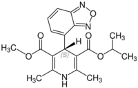 (S)-Isradipin Structural Formula V1.svg