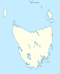 Location map/data/Australia Tasmania is located in Tasmania