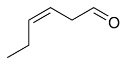 Cis-3-hexenal chemical structure.png