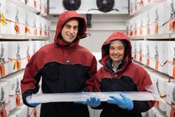 Dr Richard Levy and Dr Nancy Bertler members of the 2019 Prime Minister's Science Prize winning team.jpg
