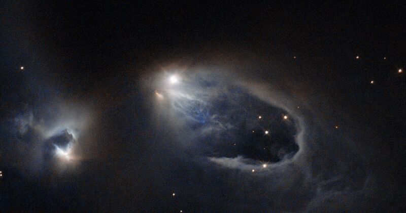 File:Hubble Sees a Stellar "Sneezing Fit" (11467249715).jpg