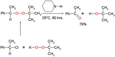 Kornblum-DeLaMare rearrangement original reaction