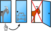 Host must open Door 3 if the player picks Door 1 and the car is behind Door 2