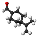 Ball-and-stick model of perillaldehyde