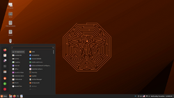 Ubuntu Cinnamon 23.10 showing menu - English.png