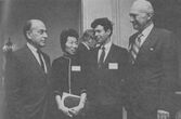 Whang-Peng is pictured with other Flemming award recipients.
