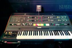 Yamaha CS-80 (1977) 8-voices dual-layered analog polyphonic synthesizer, with 22 preset sounds & 6 user patches - VINTAGE SYNTH @ YAMAHA BOOTH - 2015 NAMM Show.jpg