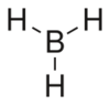 Structural formula of borane