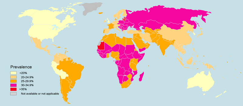File:Hypertension World Map Men 2014.png