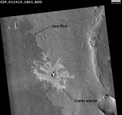 Lava flow and crater ejecta.JPG