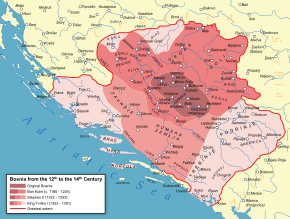 Medieval Bosnian State Expansion