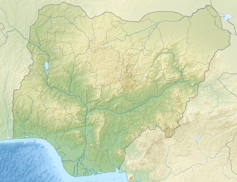 File:Nigeria relief location map.jpg