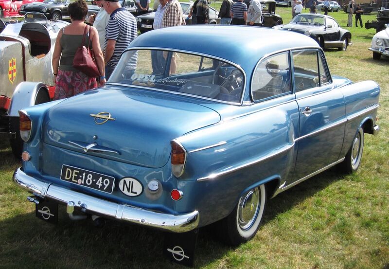 File:Opel Olympia Rekord ca 1957 rear three quarters.jpg