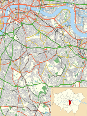 Southwark London UK location map.svg