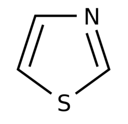 Thiazole structure.svg