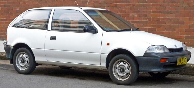 File:1989-1991 Suzuki Swift GA 3-door hatchback 01.jpg