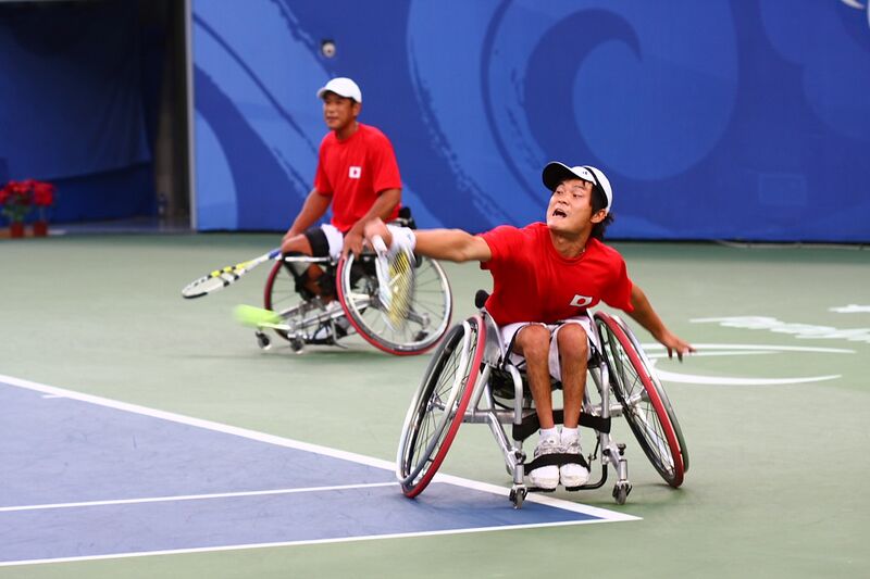 File:2008 Summer Paralympics Wheelchair tennis - men 2.jpg