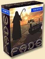 Virtual box art for Fade. Like many games for mobile platforms, it was not released as a boxed set in stores.