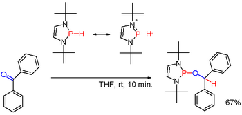 Scheme 3. diazaphospholene phosphine hydride