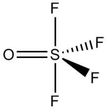 Structure of thionyl tetrafluoride