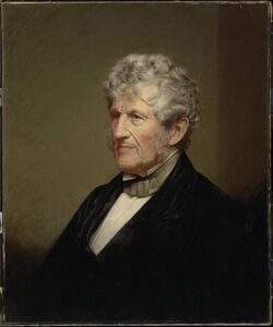 Robert Hare by Alvan Clark, c. 1856, oil on canvas, from the National Portrait Gallery - NPG-6600096A 1.jpg